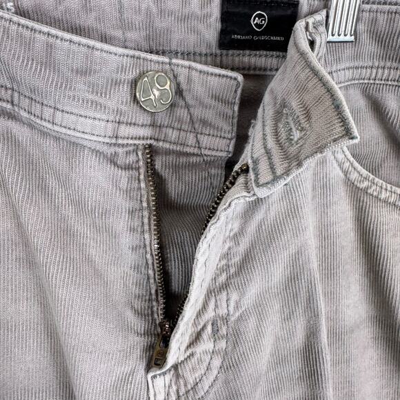 Adriano Goldschmied AG The Tellis Modern Slim Gray Corduroy Pants Men's 30 x 34 - Picture 4 of 9
